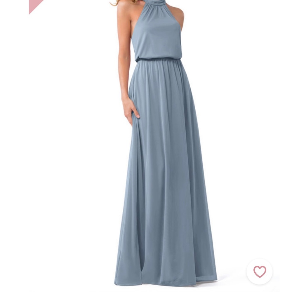 Azazie Landry Dusty Blue